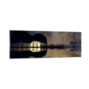 Obraz na skle - Noc na konci sveta - 90x30 cm