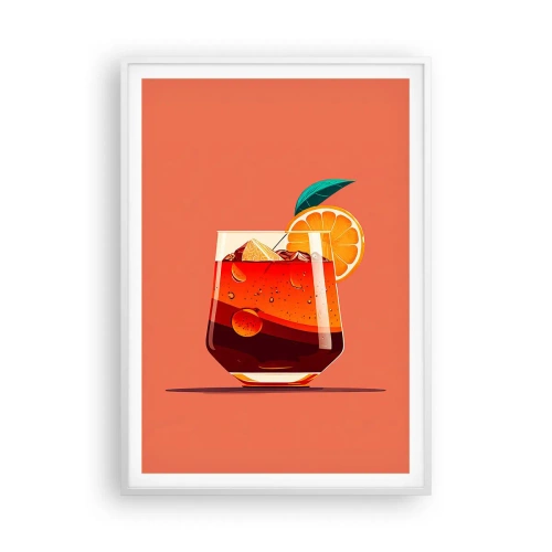 Plagát v bielom ráme - Letné osvieženie - 70x100 cm