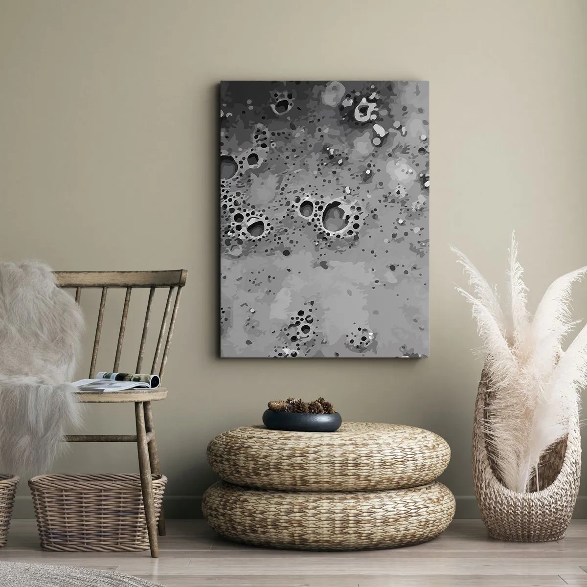 Obraz na plátne - Ako mesačná krajina - 50x70 cm