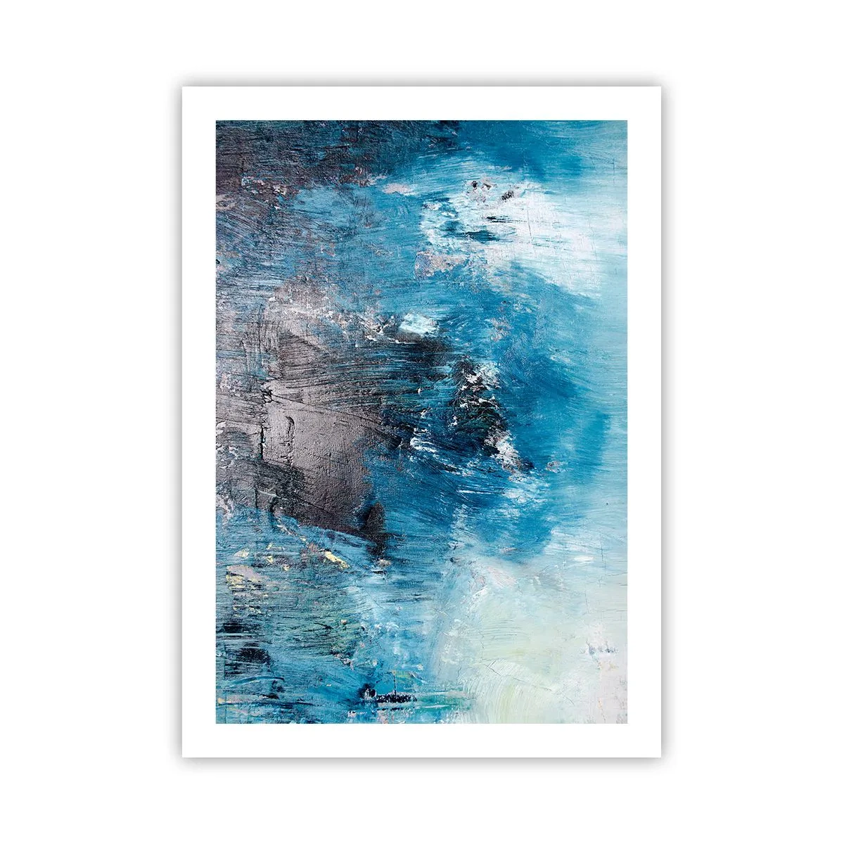 Plagát - Rapsódia v modrom - 50x70 cm