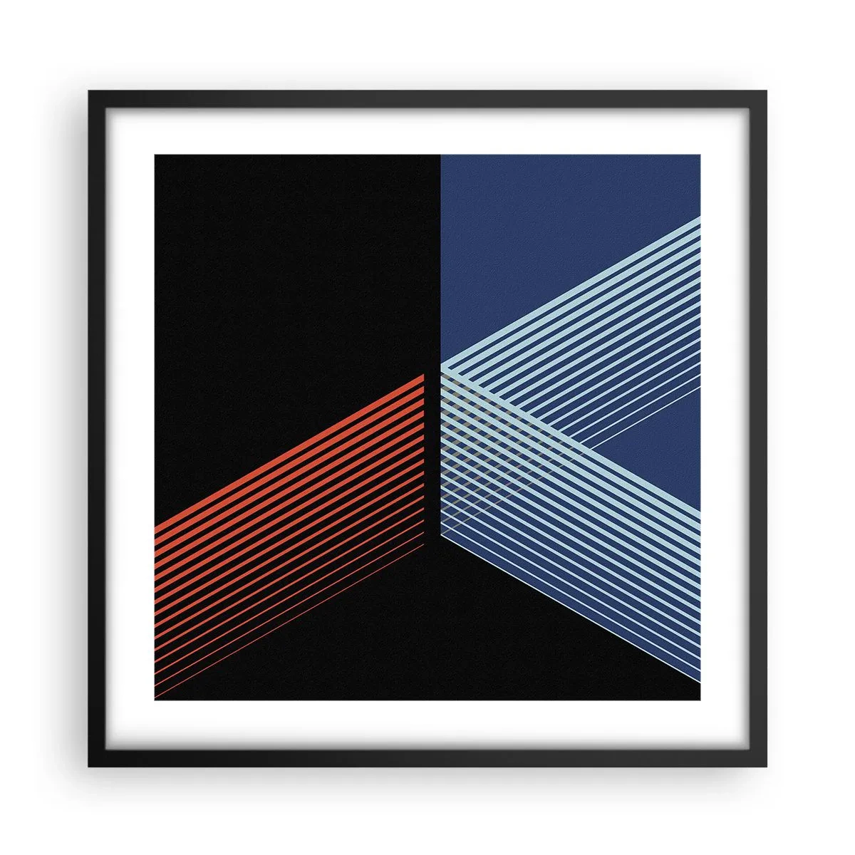 Plagát v čiernom ráme - Jednoduchý príbeh - 50x50 cm