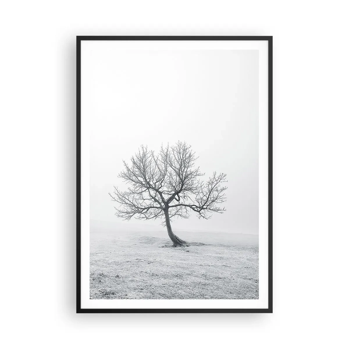 Plagát v čiernom ráme - Proti ničote - 70x100 cm