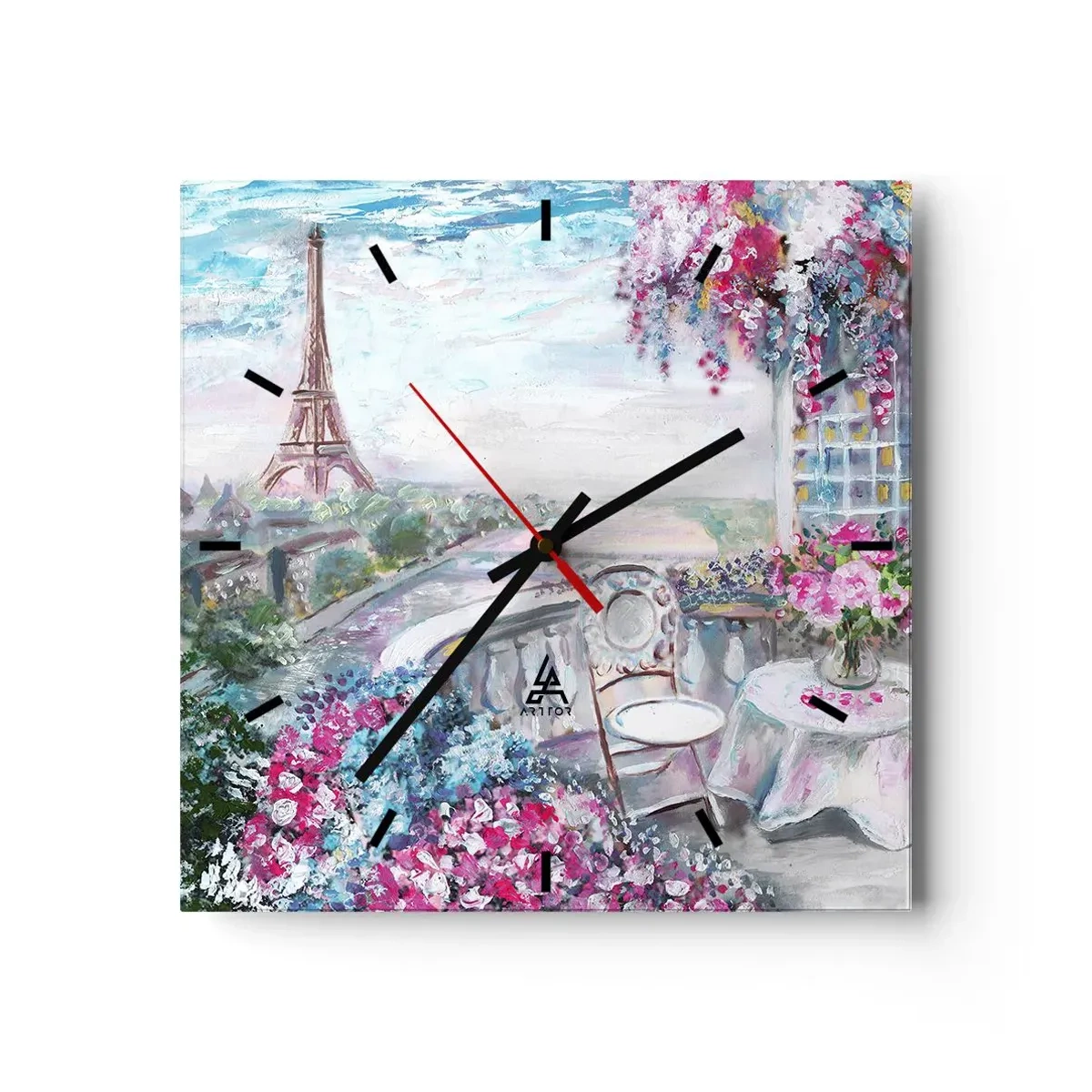Nástenné hodiny - Najkrajšie je tu v máji - 30x30 cm