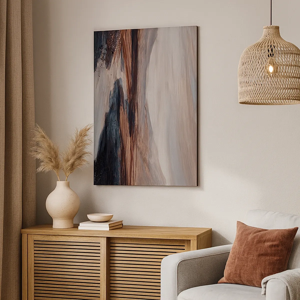 Obraz na plátne -  Pokojné údolie - 50x70 cm