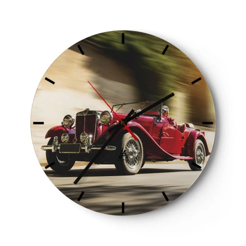 Nástenné hodiny - Krajšia ako Níke Samotrácka - 40x40 cm