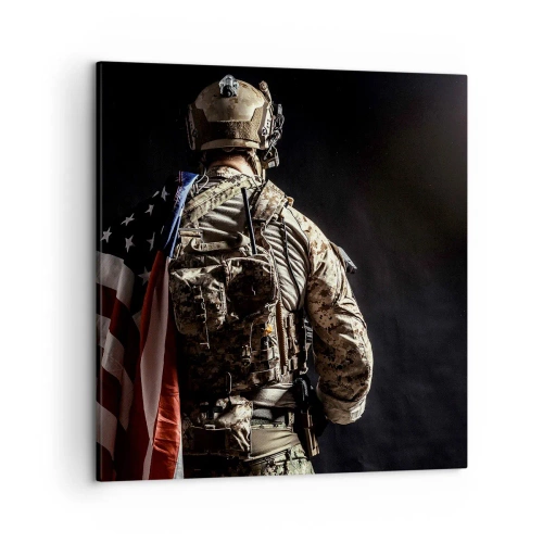 Obraz na plátne - Práve preto - 50x50 cm