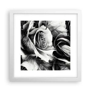 Plagát v bielom ráme - Navždy kráľovná - 30x30 cm