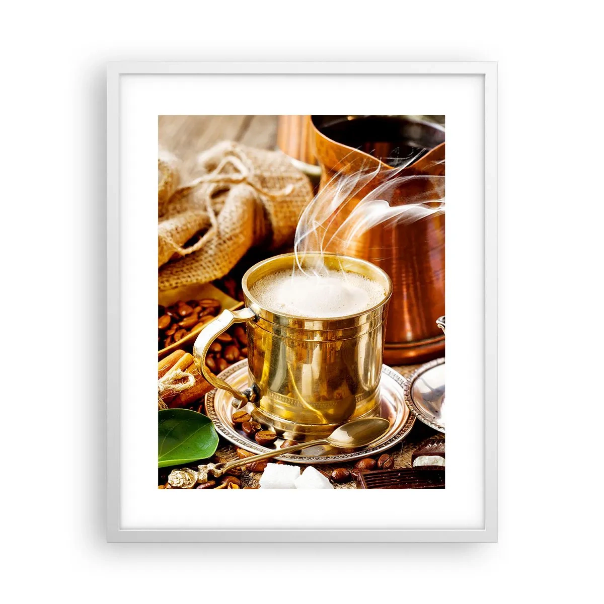 Plagát v bielom ráme - Pekný deň prajem! - 40x50 cm