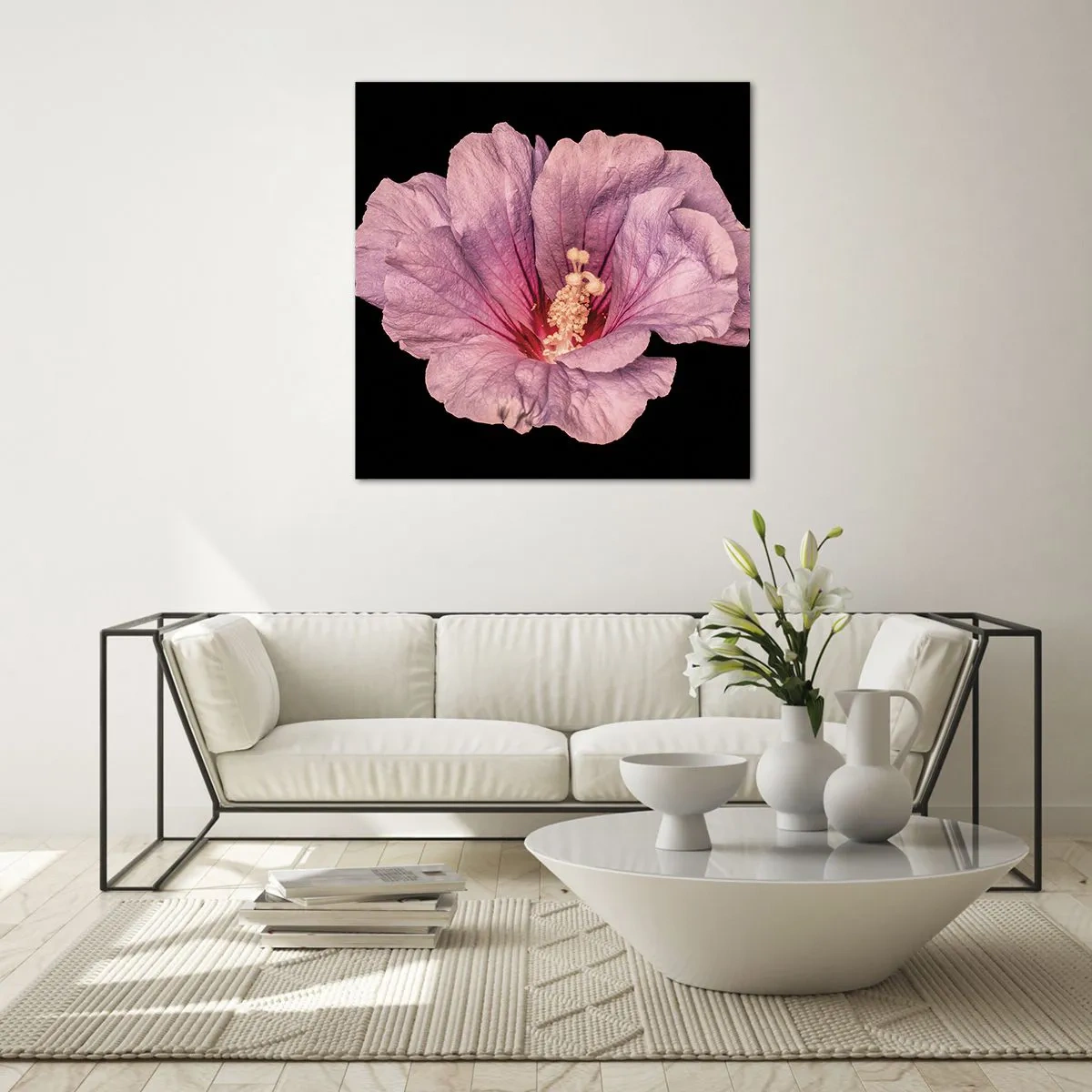 Obraz na skle - Priamo do srdca - 70x70 cm