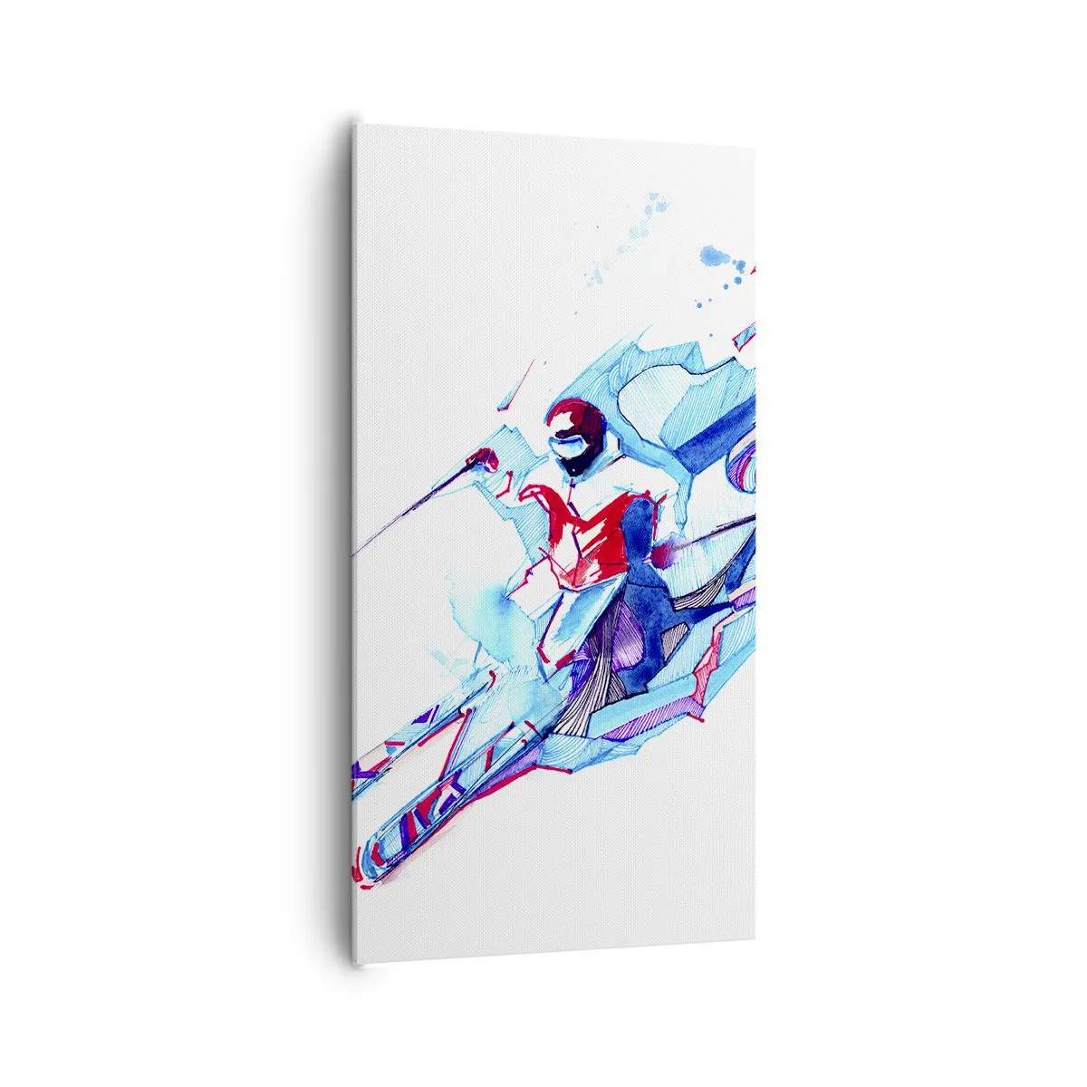 Obraz na plátne - Šialený beh za radosťou - 65x120 cm