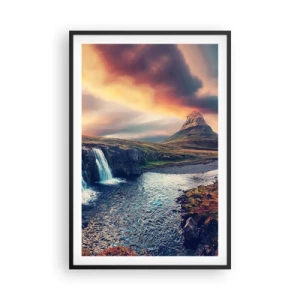 Plagát v čiernom ráme - V majestáte prírody - 61x91 cm