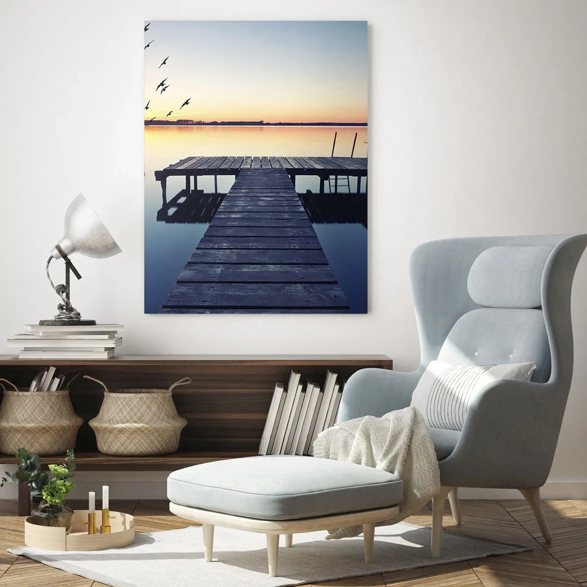 Obraz na skle - To bol dobrý deň - 50x70 cm