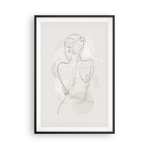 Plagát v čiernom ráme - Ako citlivý nástroj - 61x91 cm