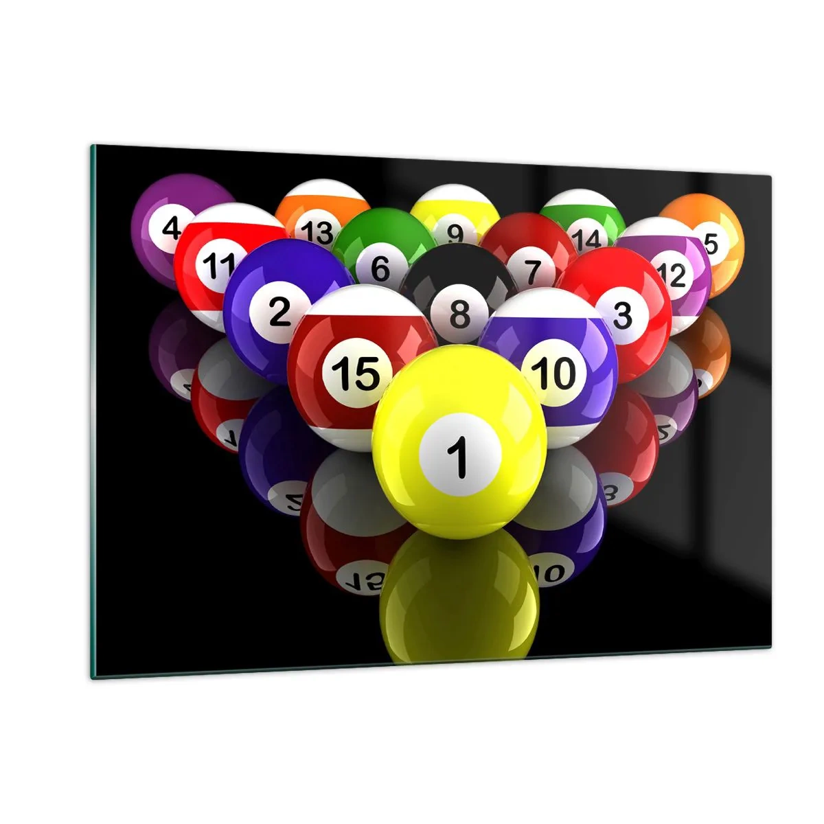 Obraz na skle - Rôzne farby hry - 120x80 cm