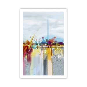 Plagát - Most radosti nad riekou života - 61x91 cm