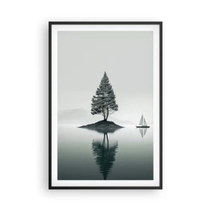 Plagát v čiernom ráme - Snívanie - 61x91 cm