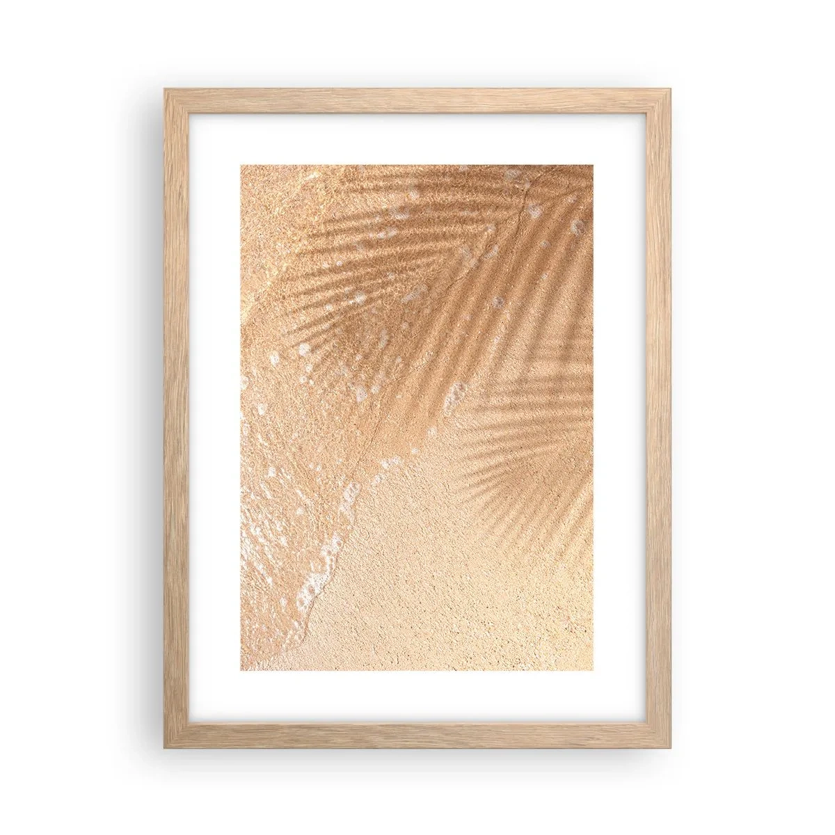 Plagát v ráme zo svetlého duba - Tieň horúceho leta - 30x40 cm