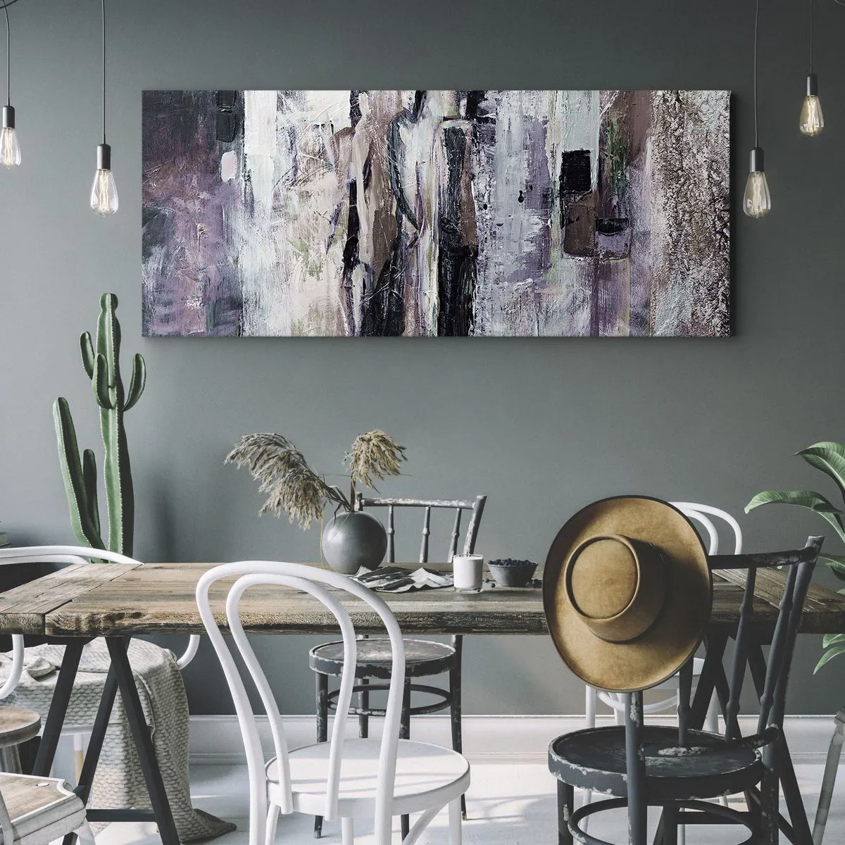 Obraz na plátne - Tajomná trojica - 90x30 cm