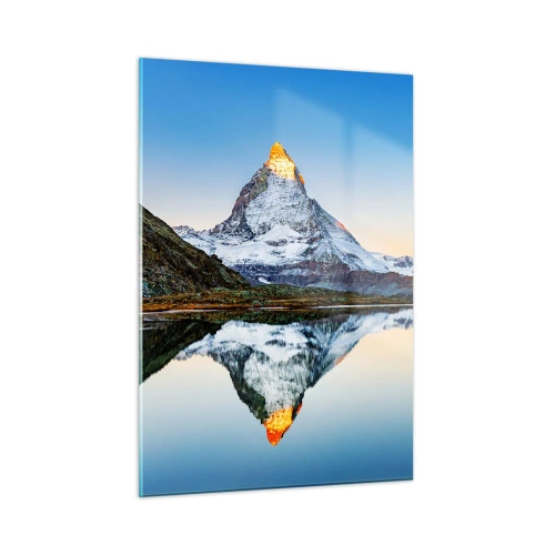 Obraz na skle - Dva svety - 50x70 cm