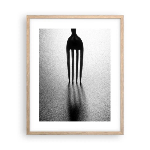 Plagát v ráme zo svetlého duba - Svetlo a tieň - 40x50 cm