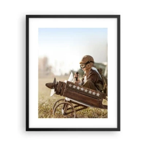 Plagát v čiernom ráme - Štart do snov - 40x50 cm