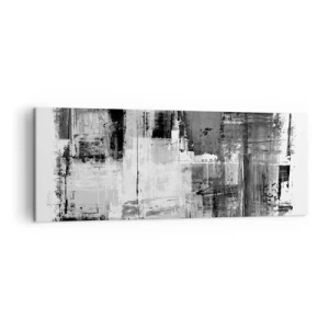 Obraz na plátne - Sivé je krásne - 140x50 cm
