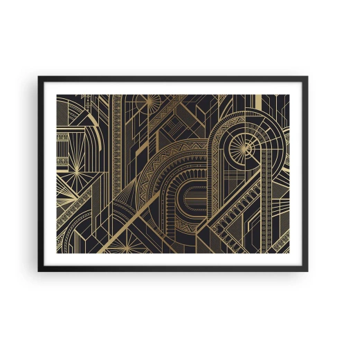 Plagát v čiernom ráme - Koncepty, nápady, plány - 70x50 cm