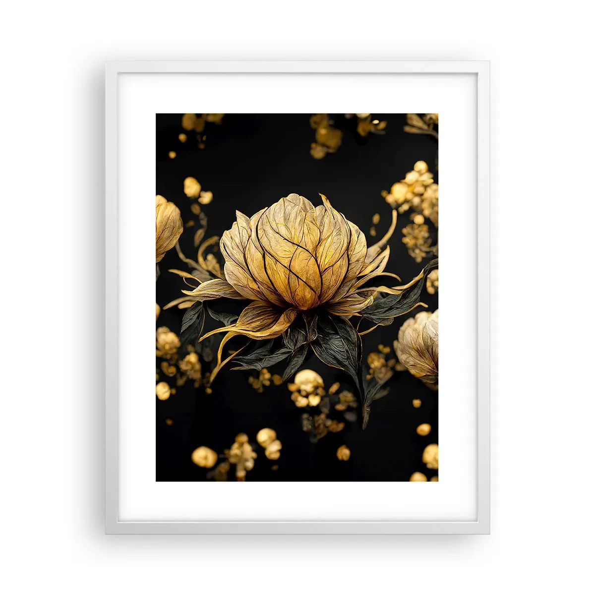 Plagát v bielom ráme - Jemná krehkosť - 40x50 cm