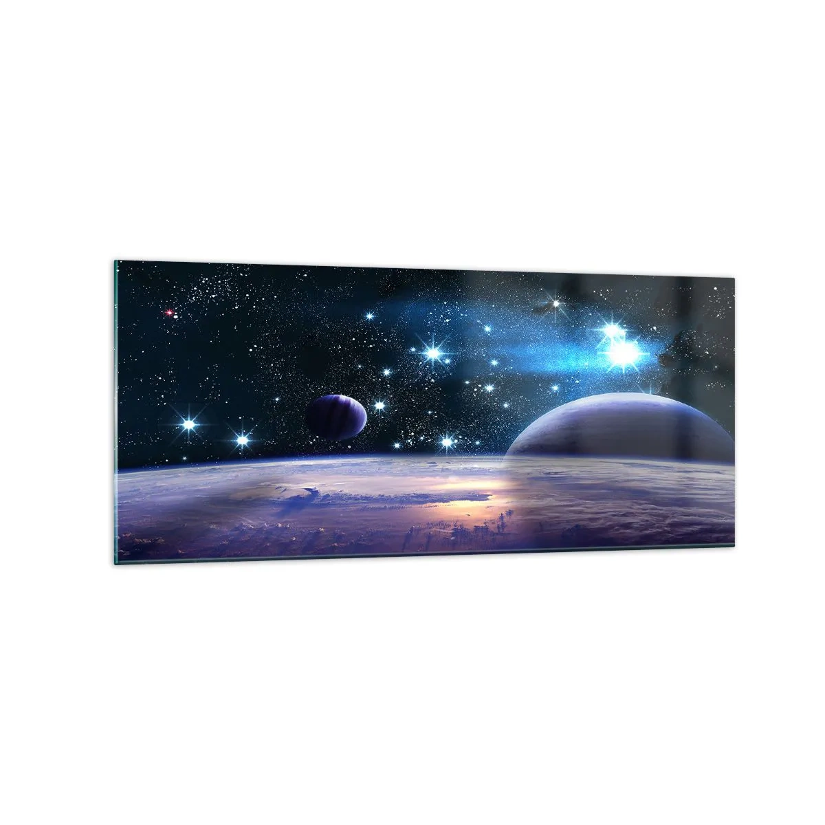 Obraz na skle - Stále sami? - 120x50 cm