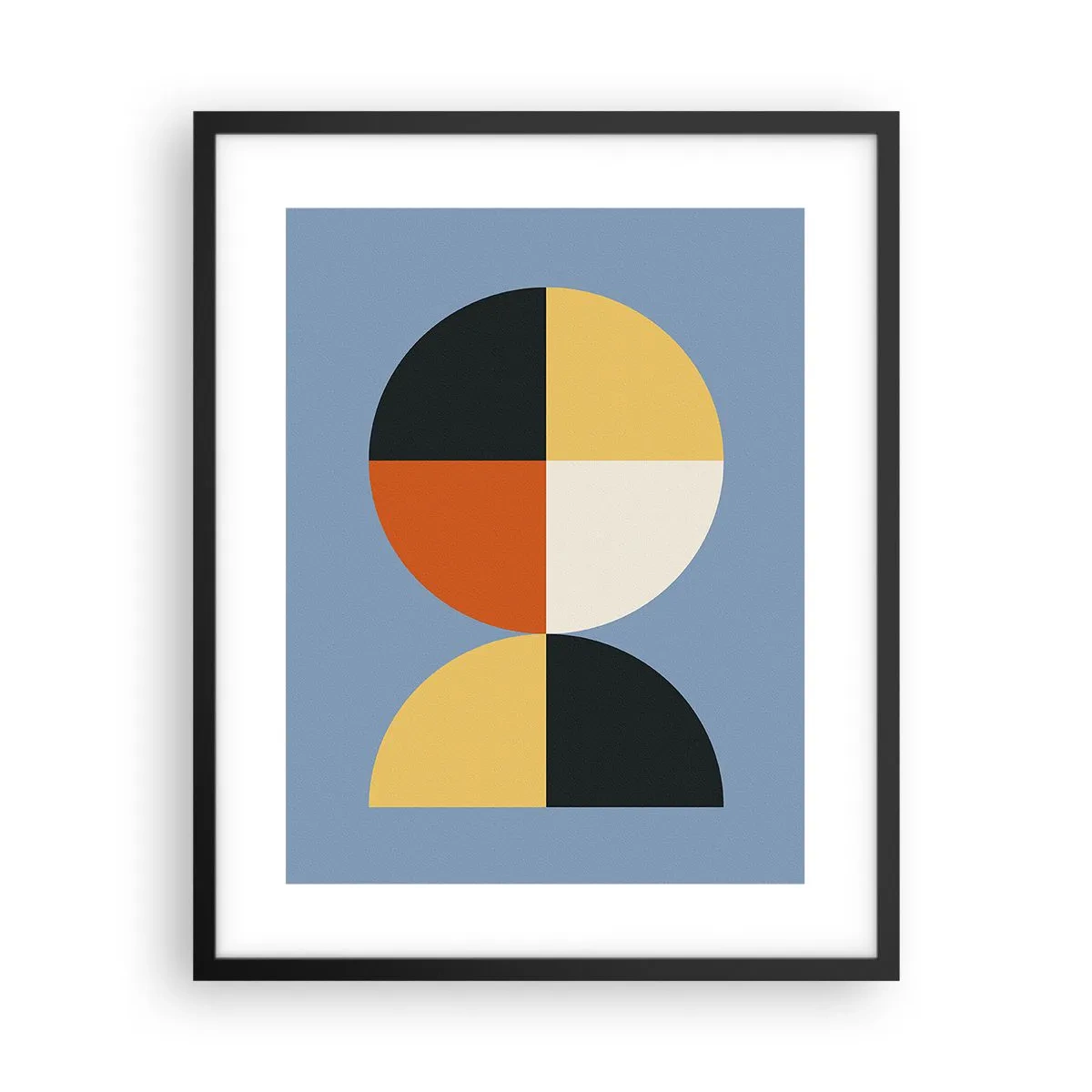 Plagát v čiernom ráme - Pozri a počítaj - 40x50 cm