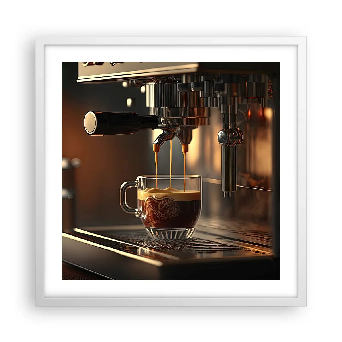 Plagát v bielom ráme - Zmyselná zmes - 50x50 cm