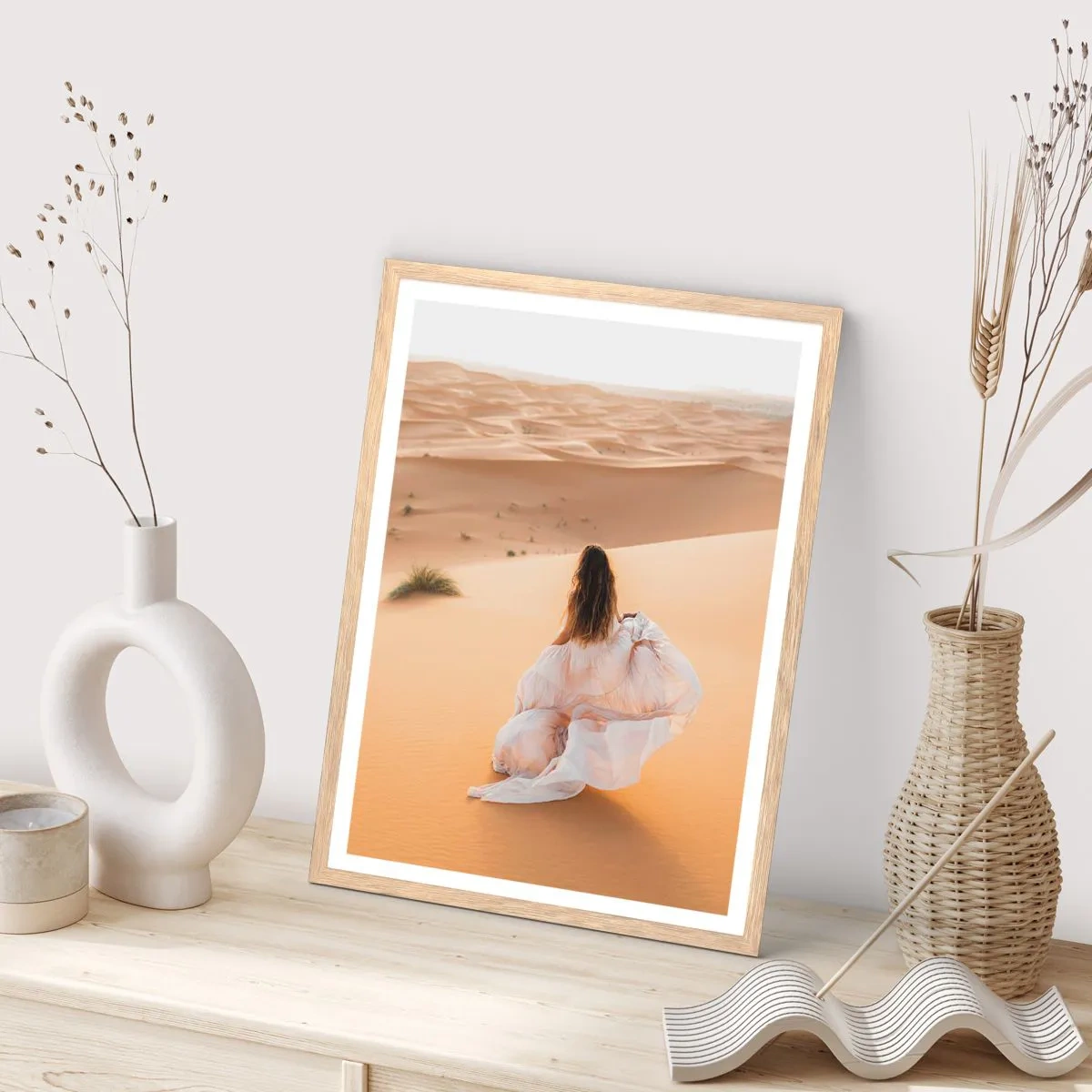 Plagát v ráme zo svetlého duba - Útek na slobodu - 61x91 cm