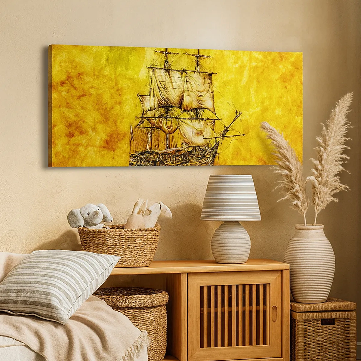 Obraz na plátne - Smer Tortuga! - 30x30 cm