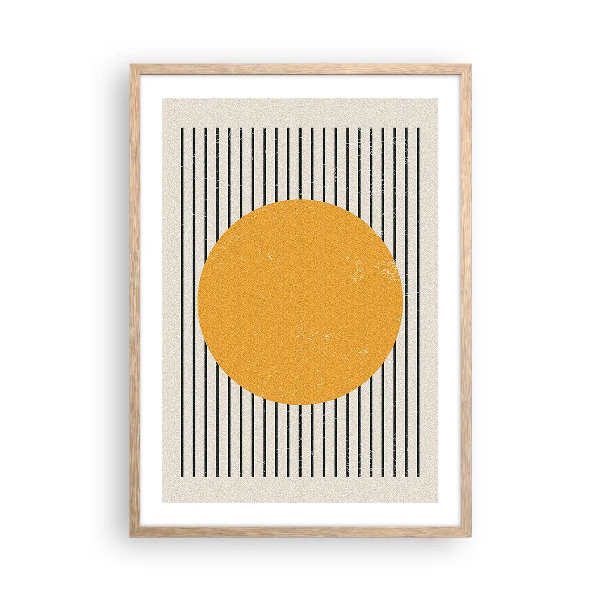 Plagát v ráme zo svetlého duba - Sila jednoduchosti - 50x70 cm