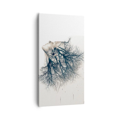 Obraz na plátne - Očarená šepotom stromu - 55x100 cm