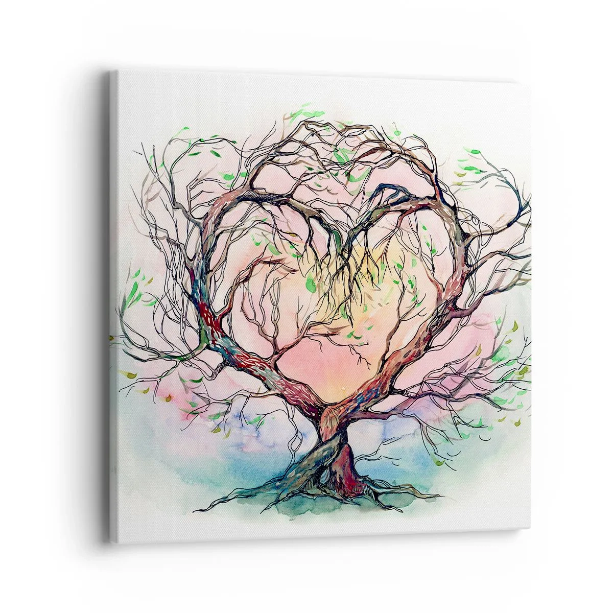 Obraz na plátne - Spoločne proti víchriciam - 40x40 cm