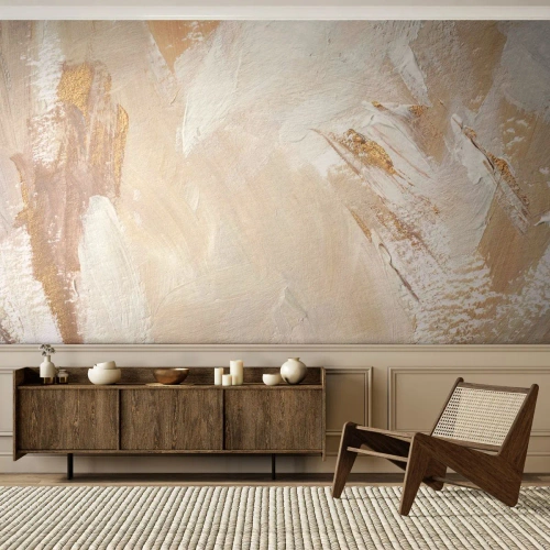 Fototapeta Premium Sand - Pastelová kompozícia - Minimalistický, Svetlý, Kus - 300x210 cm
