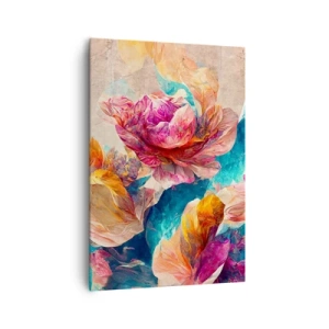 Obraz na plátne - Farebné bohatstvo kytice - 70x100 cm