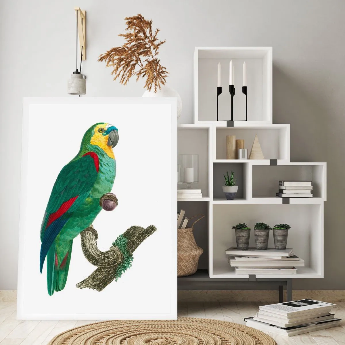 Plagát - Portrét papagája - 30x40 cm