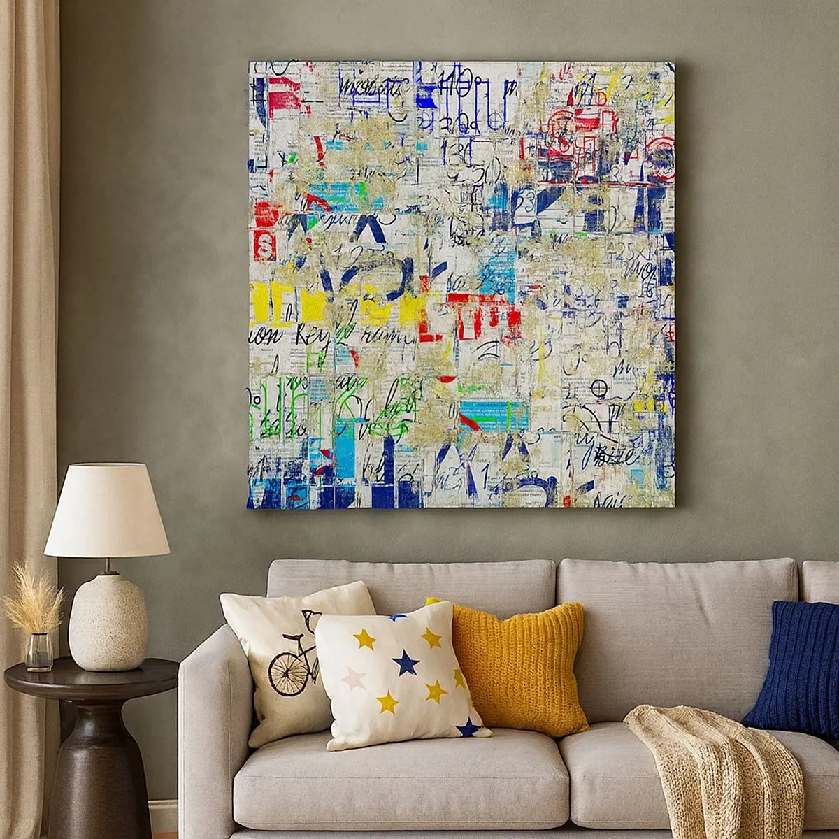 Obraz na plátne - Proste poteší oči - 30x30 cm