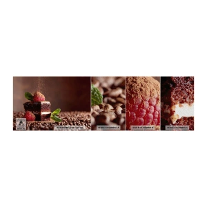 Vzorka fototapety Premium Sand - Život je sladký - Koláč, Kuchyňa, Gastronómia - 100x30 cm