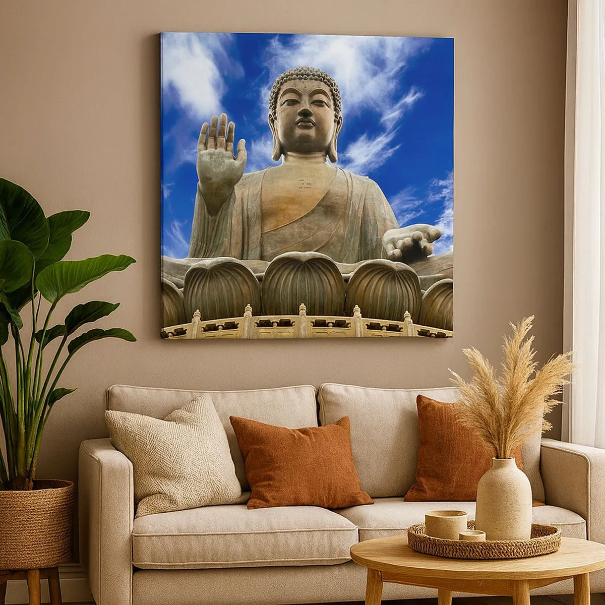 Obraz na plátne - Ži bez strachu - 30x30 cm