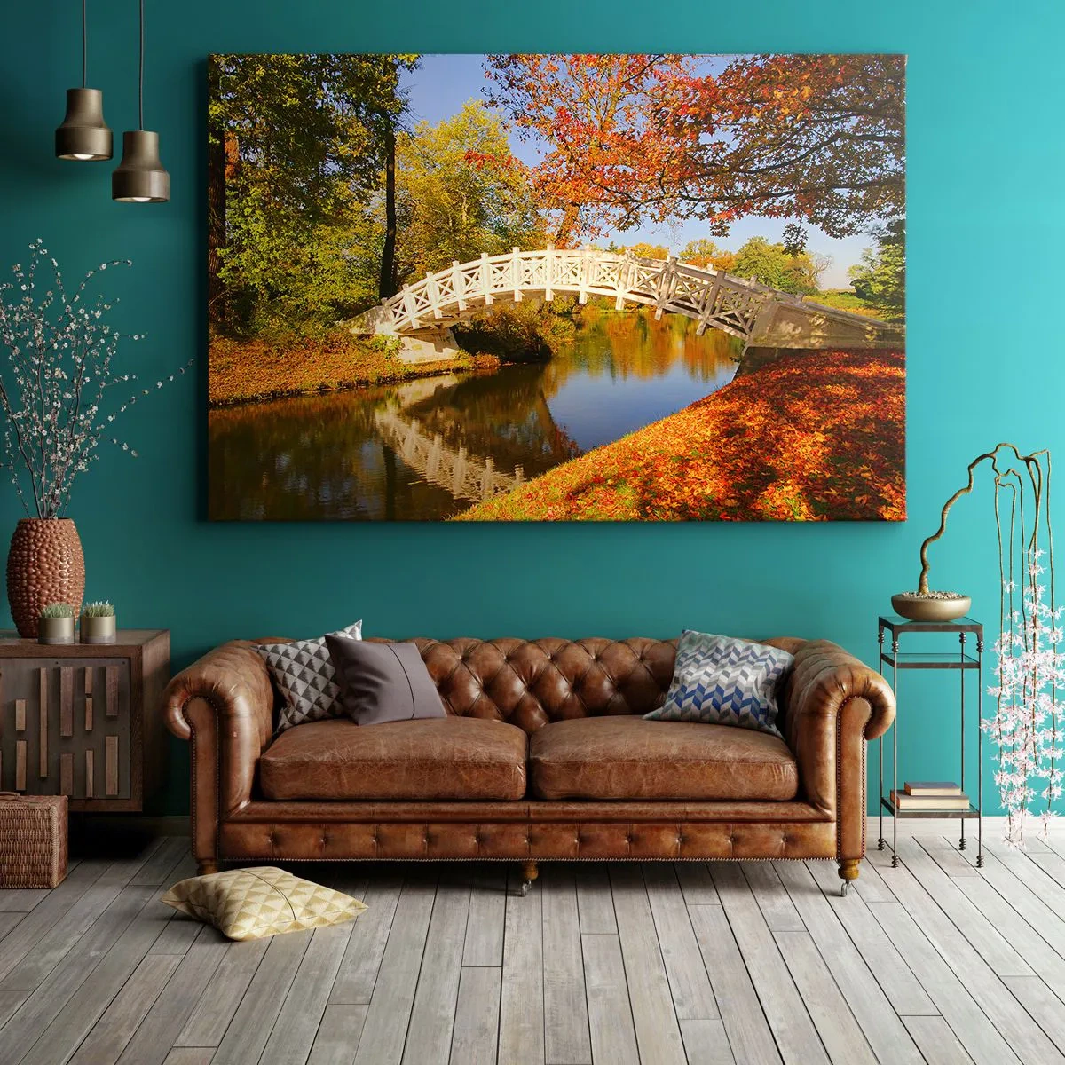 Obraz na plátne - Na bielom mostíku vzdychov - 100x70 cm