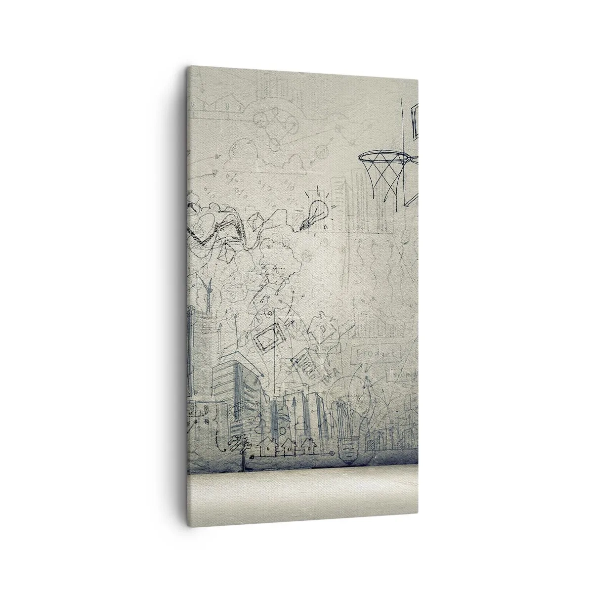 Obraz na plátne - Môj skvelý mestský život - 45x80 cm