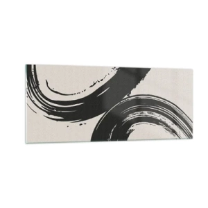 Obraz na skle - S rozmachom a dookola - 100x40 cm