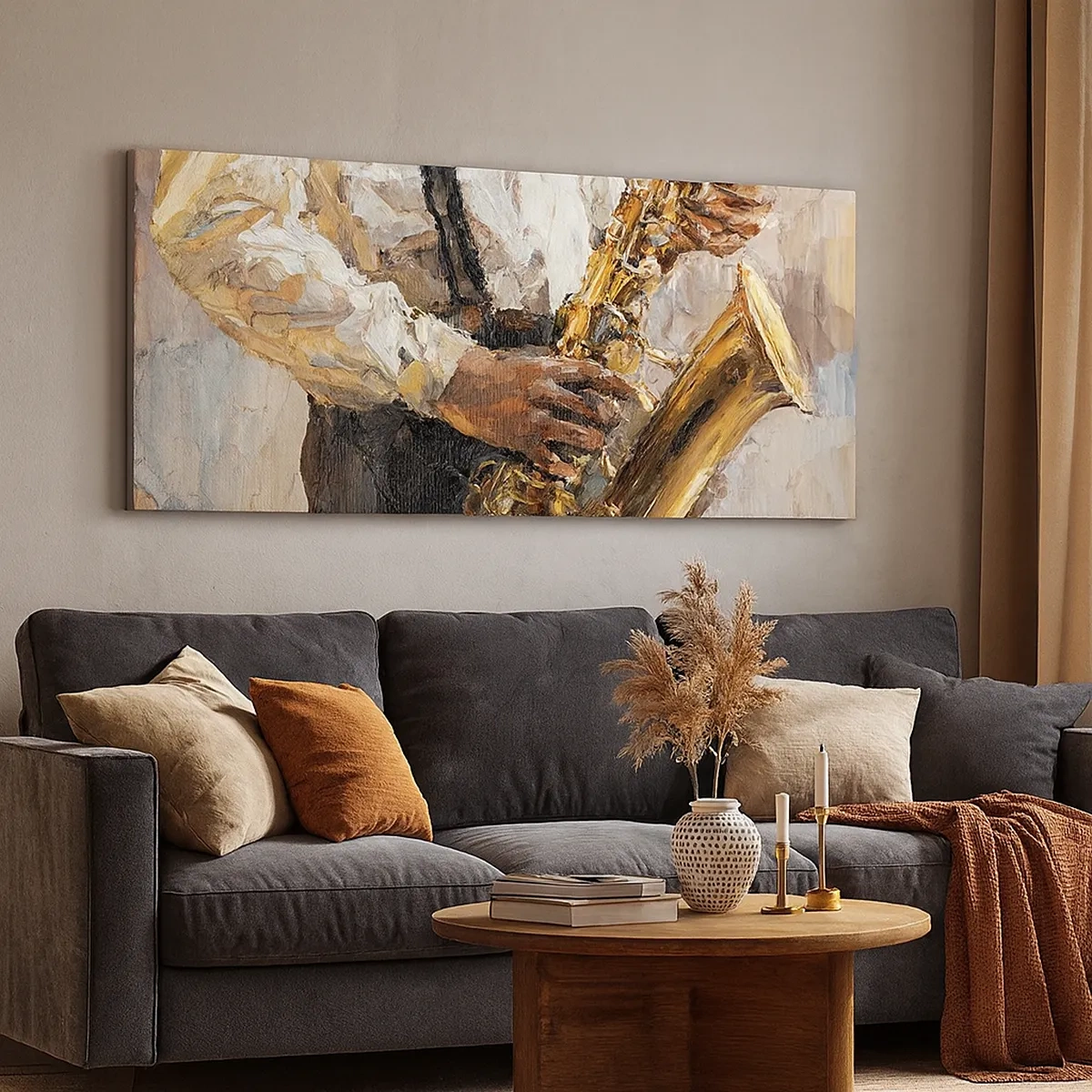 Obraz na plátne - Čas na sólovú hru - 30x30 cm