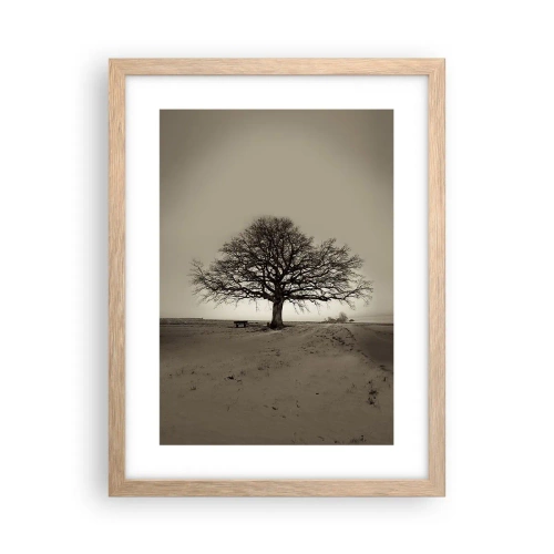 Plagát v ráme zo svetlého duba - Odtiaľ až do večnosti - 30x40 cm