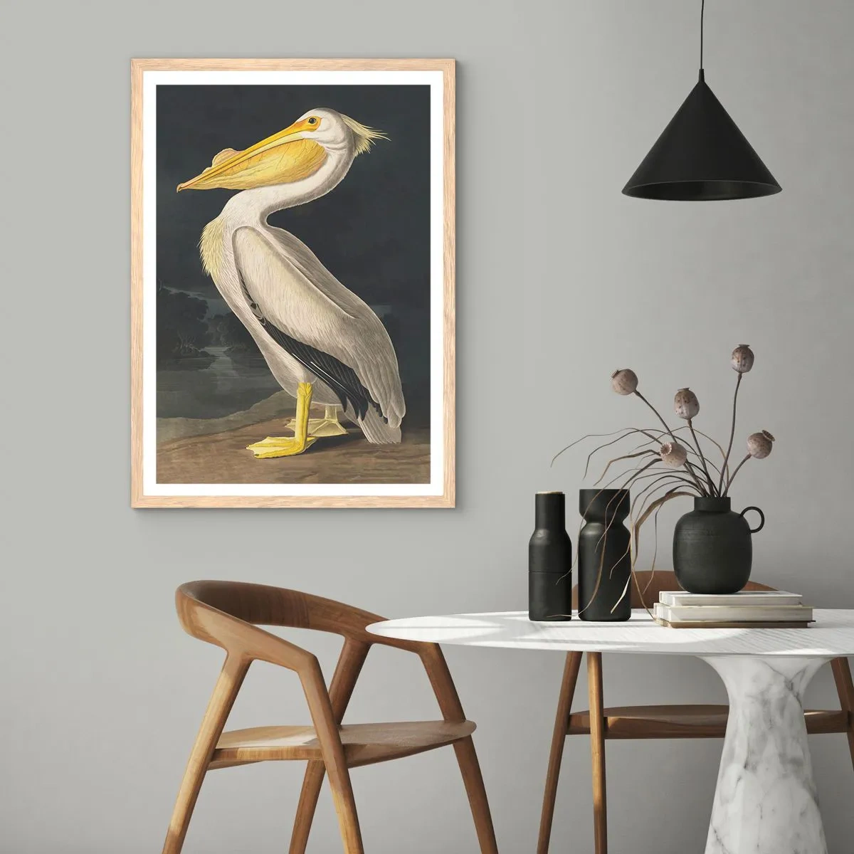 Plagát v ráme zo svetlého duba - Plný hrdosti - 70x100 cm