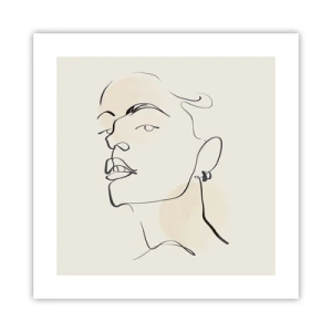 Plagát - Hrdý pohľad - 40x40 cm