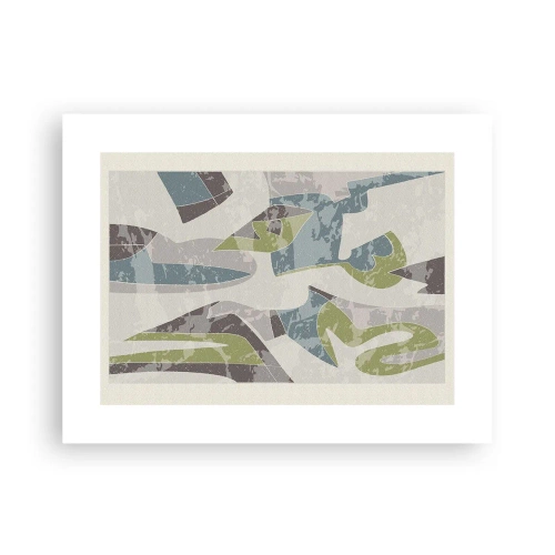 Plagát - Kompozícia za sklom - 40x30 cm